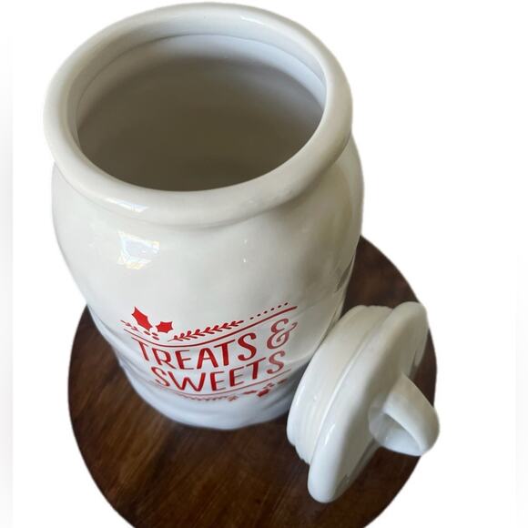 Vintage Cookie Jar Holiday Kitchen Canister Hallmark Christmas Cookies Kitchen - Picture 9 of 9